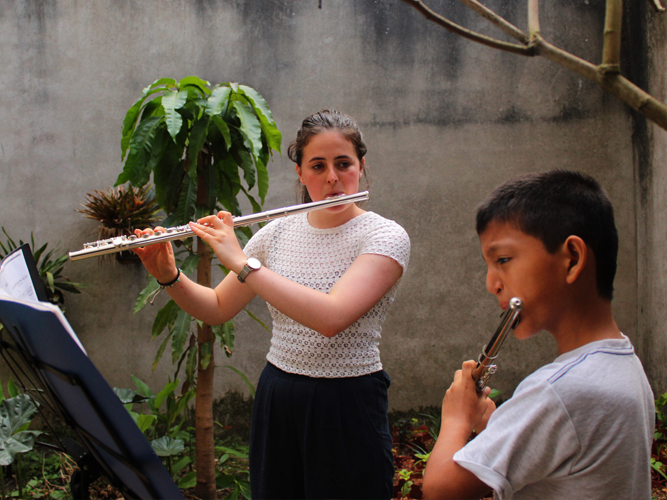 Music for children with cleft lip and palate in Peru